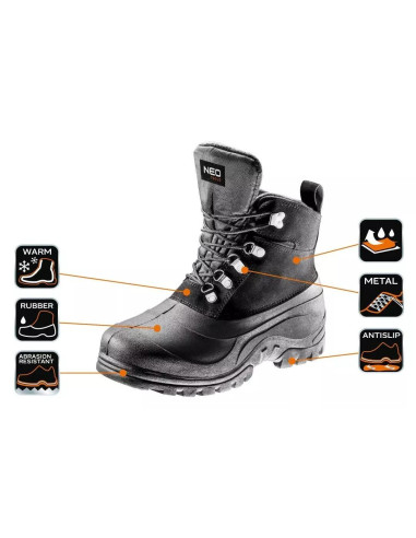 Bocanci de lucru pentru iarna, marimea 44, NEO