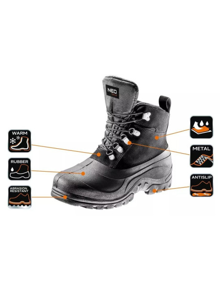 Bocanci de lucru pentru iarna, marimea 44, NEO