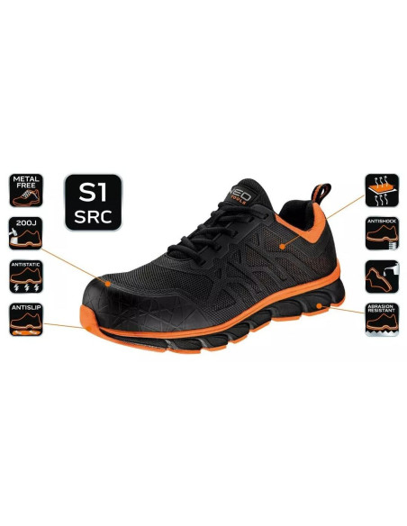 Pantofi de lucru, S1, SRC, bombeu compozit, marimea 43, NEO