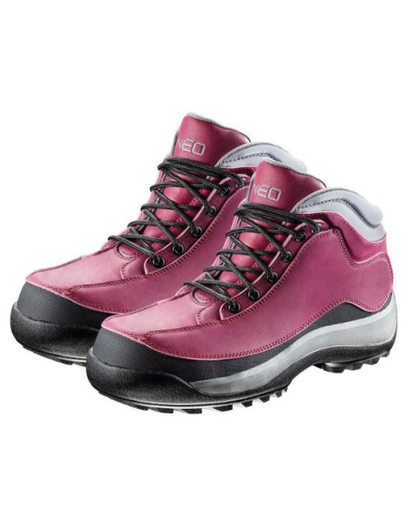 Bocanci de lucru pentru femei, S3, SRC, piele, bombeu compozit, marimea 37, NEO