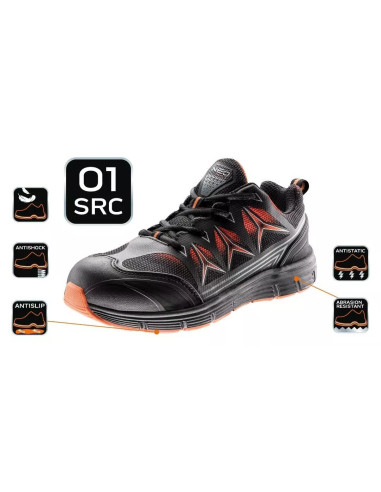 Pantofi de lucru fara elemente metalice, O1, SRC, marimea 43, NEO