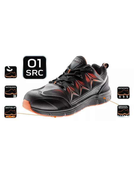Pantofi de lucru fara elemente metalice, O1, SRC, marimea 43, NEO