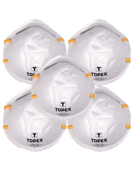 Masca praf FFP1, set 5 buc, Topex