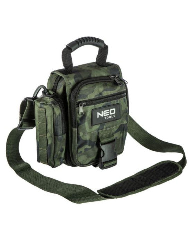 Geanta turistica/calatorie de umar, model Survival, camuflaj, 8 buzunare, 8.5x25.5x19.5 cm, NEO