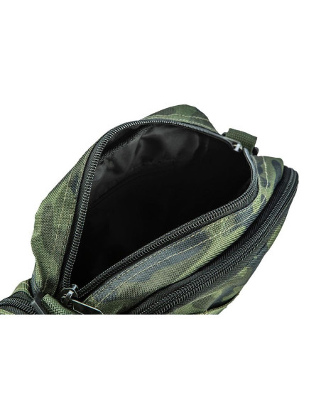 Geanta turistica/calatorie de umar, model Survival, camuflaj, 8 buzunare, 8.5x25.5x19.5 cm, NEO