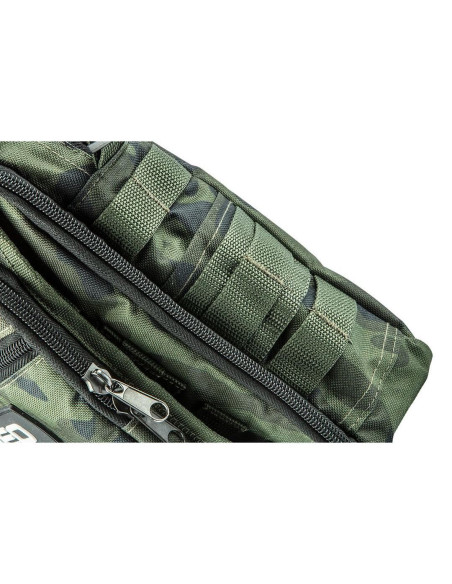 Geanta turistica/calatorie de umar, model Survival, camuflaj, 8 buzunare, 8.5x25.5x19.5 cm, NEO
