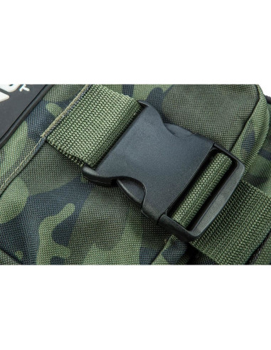 Geanta turistica/calatorie de umar, model Survival, camuflaj, 8 buzunare, 8.5x25.5x19.5 cm, NEO