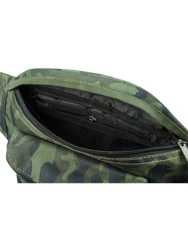 Borseta turistica/calatorie, model Survival, camuflaj, 4 buzunare, curea reglabila, 26x16 cm, NEO 