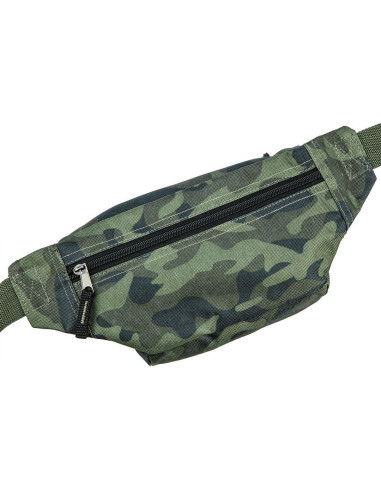 Borseta turistica/calatorie, model Survival, camuflaj, 4 buzunare, curea reglabila, 26x16 cm, NEO 