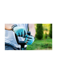 Manusi pentru gradina si lucrul cu unelte, piele, poliester, prindere VELCRO - marime XL 2