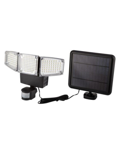 Lampa solara de perete, LED, senzor miscare, 2 moduri iluminare, 10 W, 1000 lm, IP65, NEO 