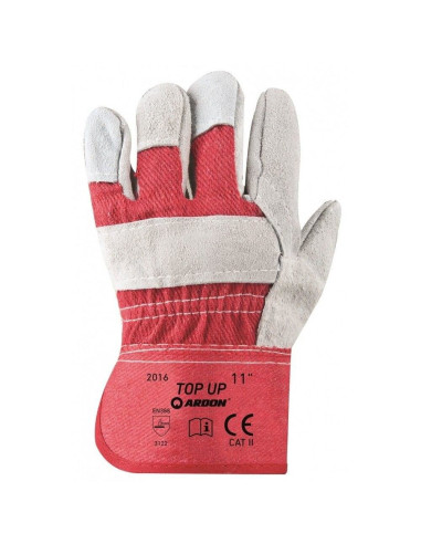 Manusi TOP UP, piele intoarsa, profi, marimea XXL, Ardon