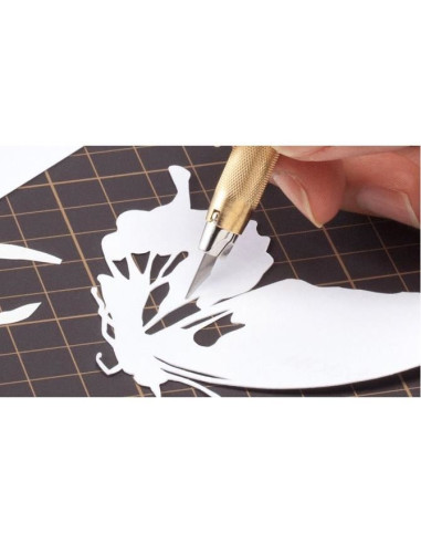 Cutter + 30 lame rezerva, pentru decoratii, OLFA