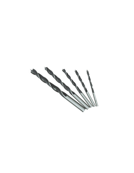 Set 5 burghie pentru lemn, 4-10 mm, Richmann