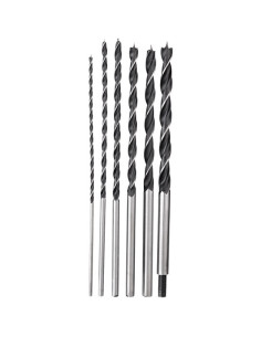 Set 6 burghie lungi pentru lemn, 4-14 mm, Richmann