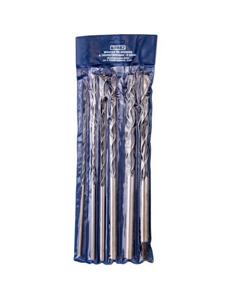 Set 6 burghie lungi pentru lemn, 4-14 mm, Richmann