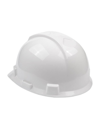Casca de protectie HDPE, alb, reglaj in 4 puncte, Richmann Exclusive