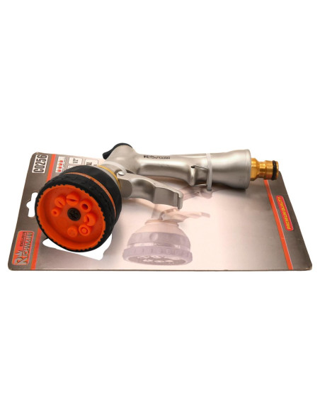 Pistol stropit gradina, tip dus, 8 tipuri, metalic, Richmann Exclusive