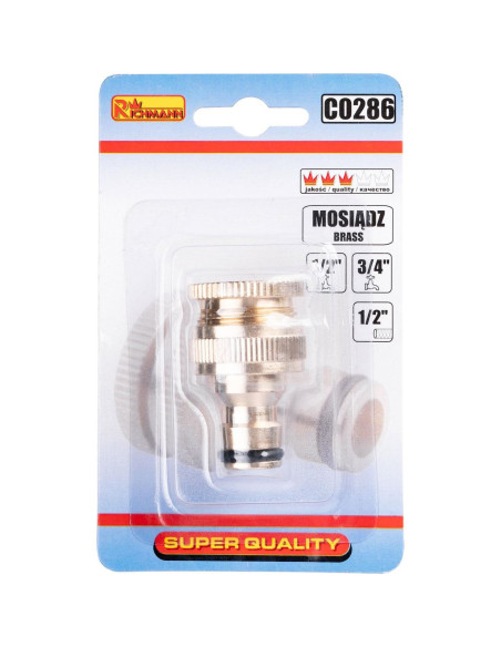 Adaptor robinet, filet interior, alama, 1/2", 3/4", Richmann 