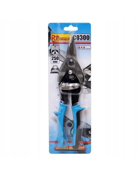 Foarfeca de tabla pentru taiere dreapta, 250 mm, RICHMANN