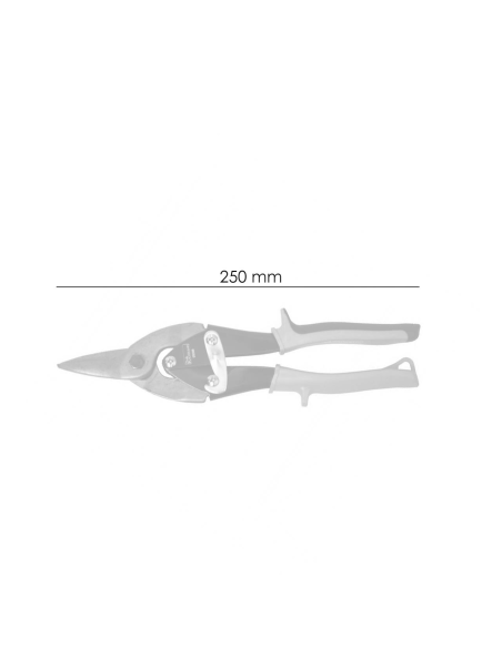 Foarfeca de tabla pentru taiere dreapta, 250 mm, RICHMANN