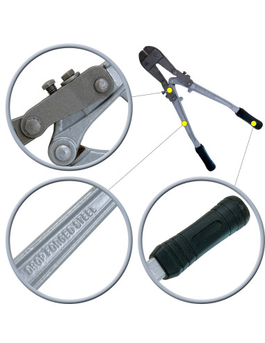 Cleste bolturi pentru taiat fier/ beton, 600 mm, Richmann Exclusive