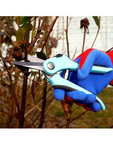 Foarfeca gradina pentru flori, tip bypass, varf acutit, 21 cm, Richmann