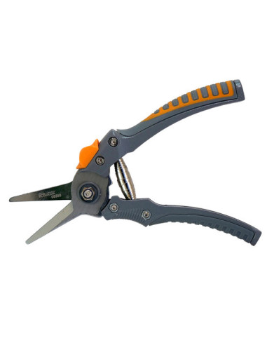 Foarfeca gradina, tip bypass, varf ascutit, teflon, otel japonez SK5, 21 cm, Richmann Exclusive 