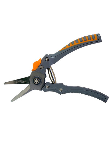 Foarfeca gradina, tip bypass, varf ascutit, teflon, otel japonez SK5, 21 cm, Richmann Exclusive 