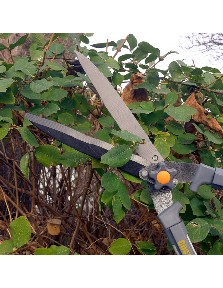 Foarfeca gard viu, arbusti, lama teflonata, otel japonez SK 5, 59 cm, maner aluminiu, Richmann Exclusive
