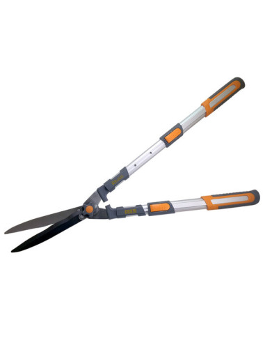 Foarfeca gard viu, arbusti, lama teflonata, otel japonez SK 5, maner aluminiu telescopic 71-83 cm, Richmann Exclusive