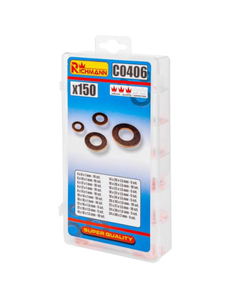 Saibe cupru, 150 piese, RICHMANN