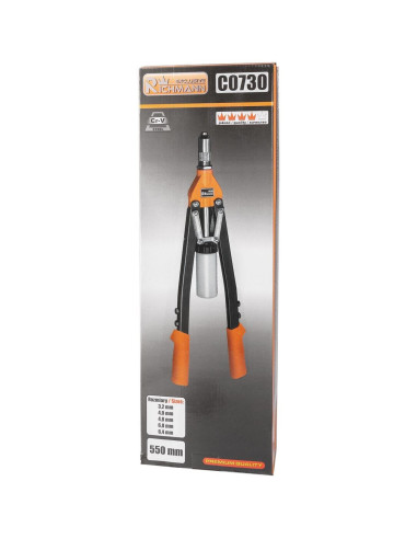 Cleste nituri, profesional, 450 mm, 3.2-6.4 mm, Richmann Exclusive
