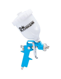 Pistol de vopsit, mini, vas superior, plastic, 0.6 L, 1.5 mm, Richmann 