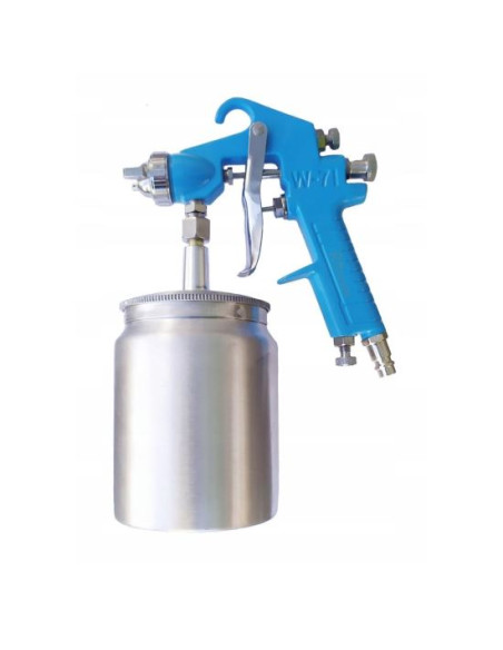 Pistol de vopsit, vas inferior, metalic, 1/4", 5 bar, 0.6 L, 1.5 mm, Richmann