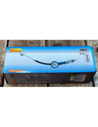 Pistol presiune roti, pentru camioane, cu manometru, max 15 bar, Richmann
