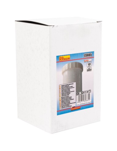 Vas plastic rezerva pentru pistol vopsit C0857, 0.6 L, Richmann 