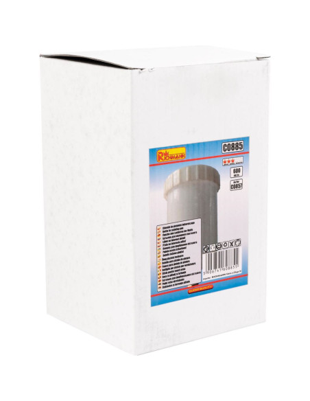 Vas plastic rezerva pentru pistol vopsit C0857, 0.6 L, Richmann 