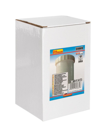 Vas plastic rezerva pentru pistol vopsit C0858, 0.6 L, Richmann 