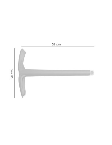 Sapaliga mini, plata, plastic, 3 dinti, 20x7.5 cm, 32 cm, Richmann
