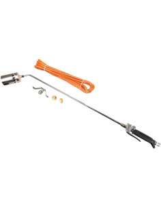 Arzator gaz, 20 kw, cu furtun 5 m, accesorii, duza 63x700 mm, Richmann Exclusive