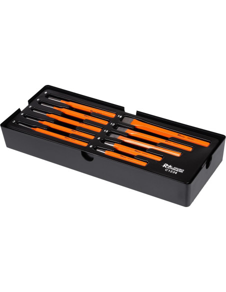 Set dalti si punctatoare diverse marimi, sertar TIP A (385x150 mm) pentru dulap mobil, 10 elemente, RICHMANN EXCLUSIVE