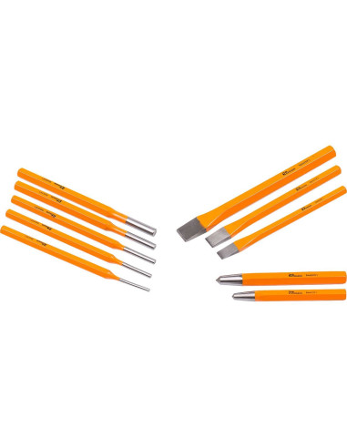 Set dalti si punctatoare diverse marimi, sertar TIP A (385x150 mm) pentru dulap mobil, 10 elemente, RICHMANN EXCLUSIVE