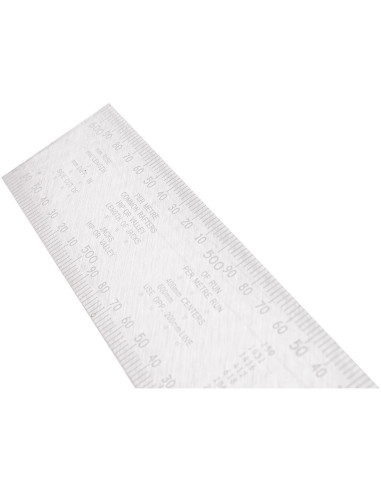 Echer (vinclu) tamplar/dulgher, aluminiu, 600x400 mm, Richmann Exclusive