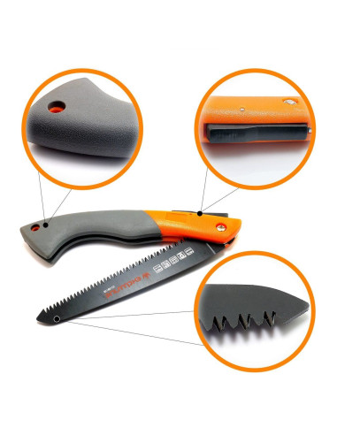 Fierastrau taiat crengi, gradina, pliabil, teflonat, 180 mm, Richmann Exclusive