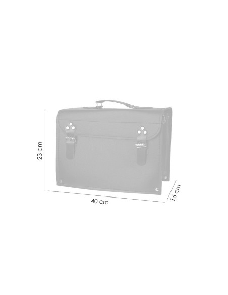 Geanta scule, piele, curea detasabila, 40x23x16 cm, Richmann Exclusive