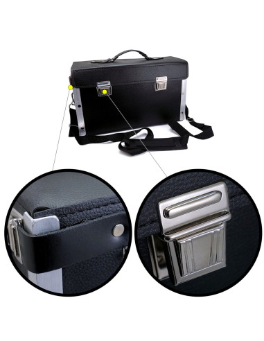 Trusa 14 scule pentru electrician 1000V + geanta din piele transport si depozitare, Richmann Exclusive