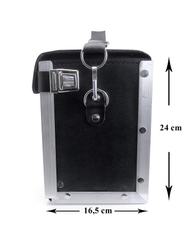 Trusa 14 scule pentru electrician 1000V + geanta din piele transport si depozitare, Richmann Exclusive