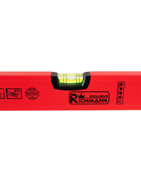 Nivela (boloboc), rosu, 2 bule, 80 cm, Richmann Exclusive