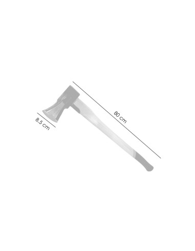Topor pentru despicat, coada lemn, cu protectie, 2 kg, 8.5x71 cm, Richmann Exclusive
